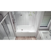 Neptune Flory de Colt 7766 IFS Acrylic Alcove Left Drain Bathtub in White