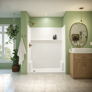Neptune Galatea SH6030 Acrylx Alcove One-Piece Shower in White