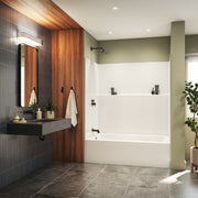 Neptune Galatea TS6036 AcrylX Alcove One-Piece Tub Shower in White