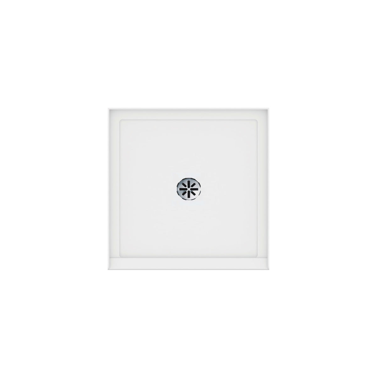 Neptune Impact 3636 Acrylic Shower Base in White with Center Drain - image 3