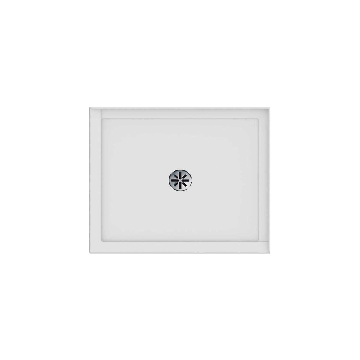 Neptune Impact 4234 Acrylic Shower Base in White with Center Drain - image 4