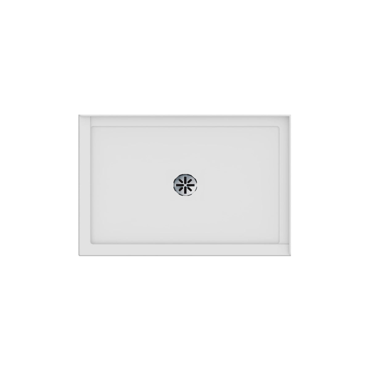 Neptune Impact 4832 Acrylic Shower Base in White with Center Drain - image 4