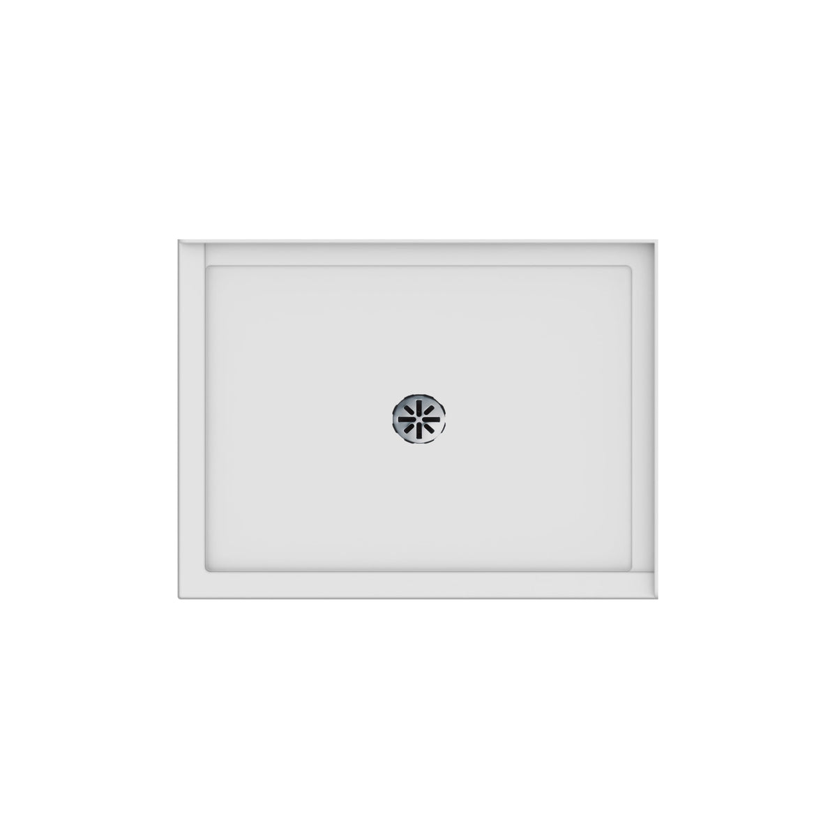 Neptune Impact 4836 Acrylic Shower Base in White with Center Drain - image 4