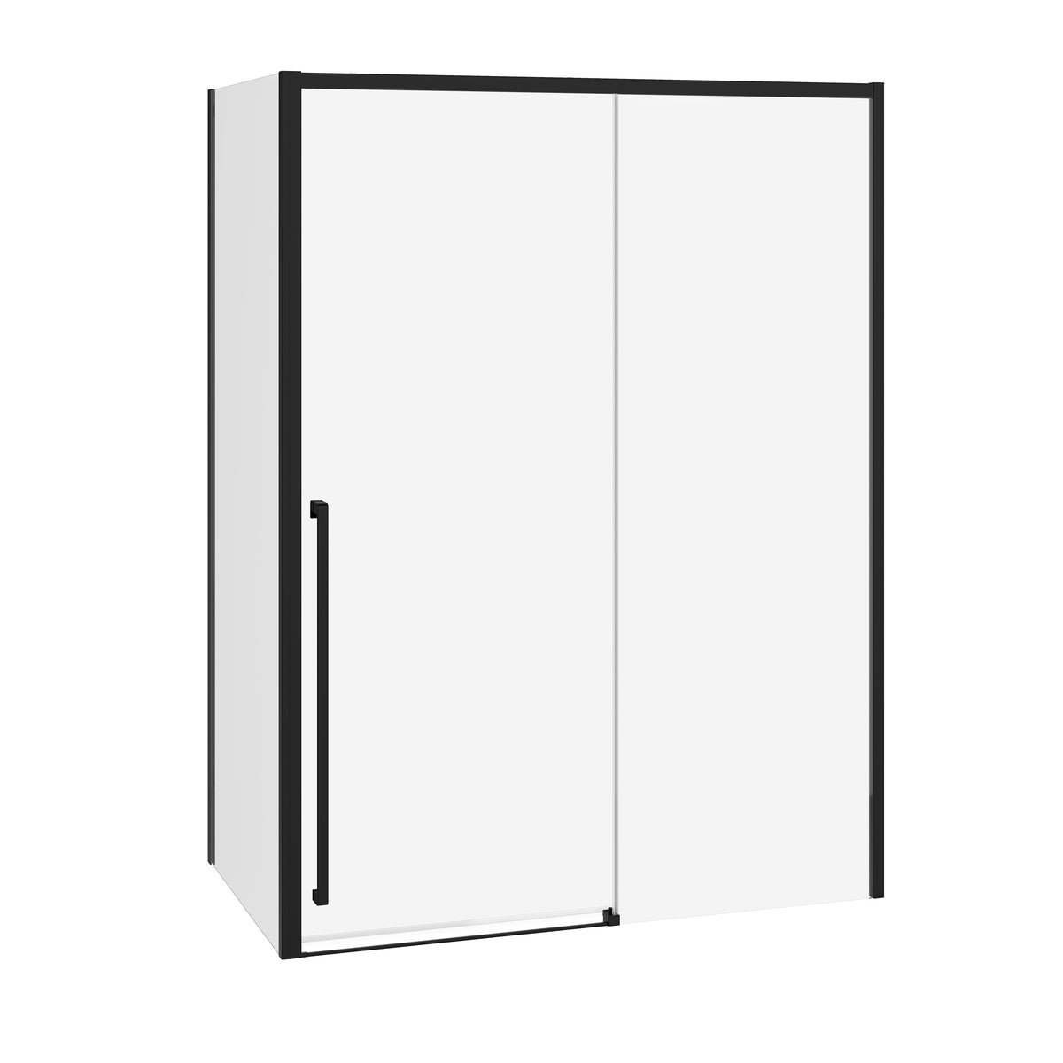 Neptune Kaveri 60 x 36 x 79 3/4 in 8mm Sliding Shower Door for Corner Installation - image 7