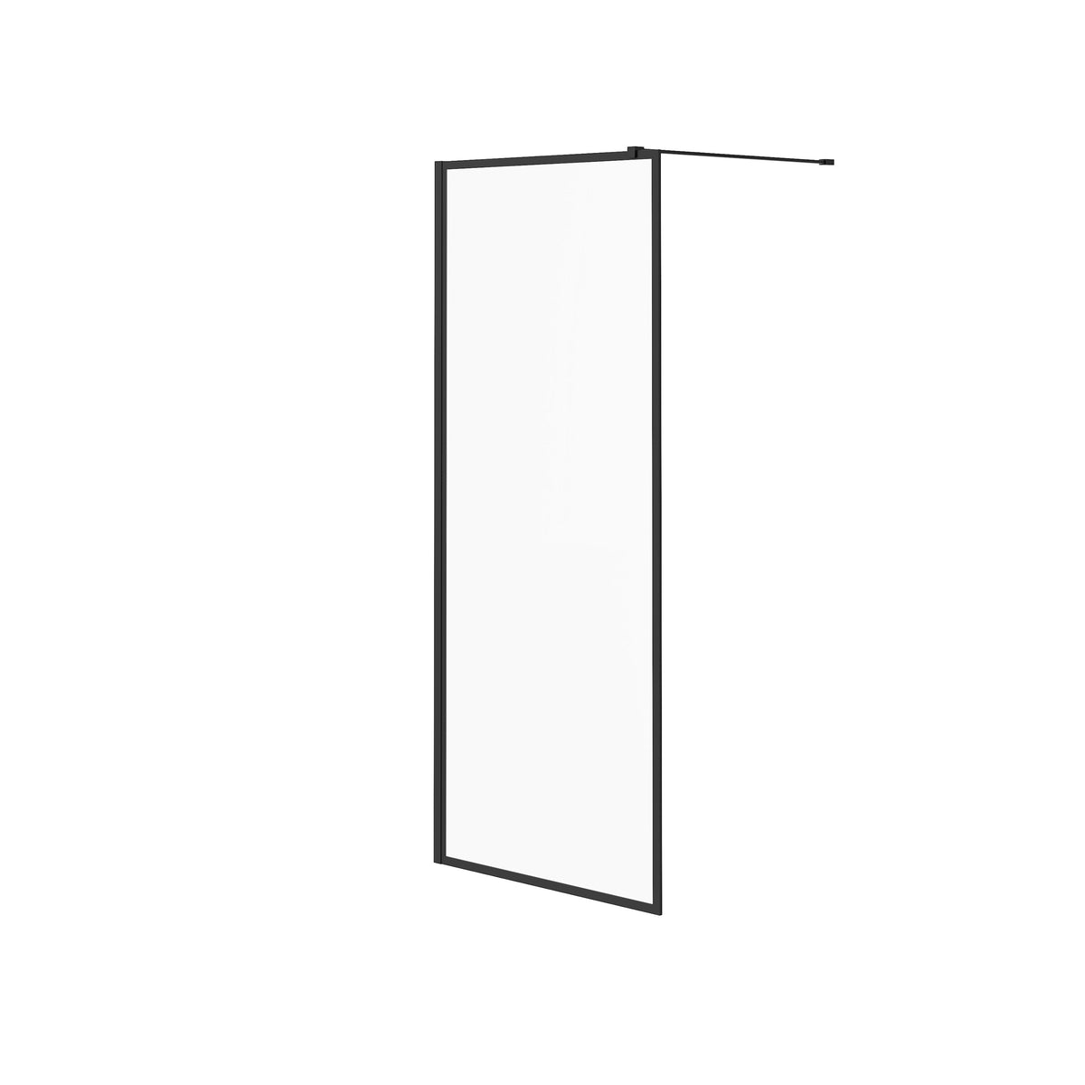 Neptune Louvart 34 x 79 3/4 in 8mm Framed Shower Screen - image 10