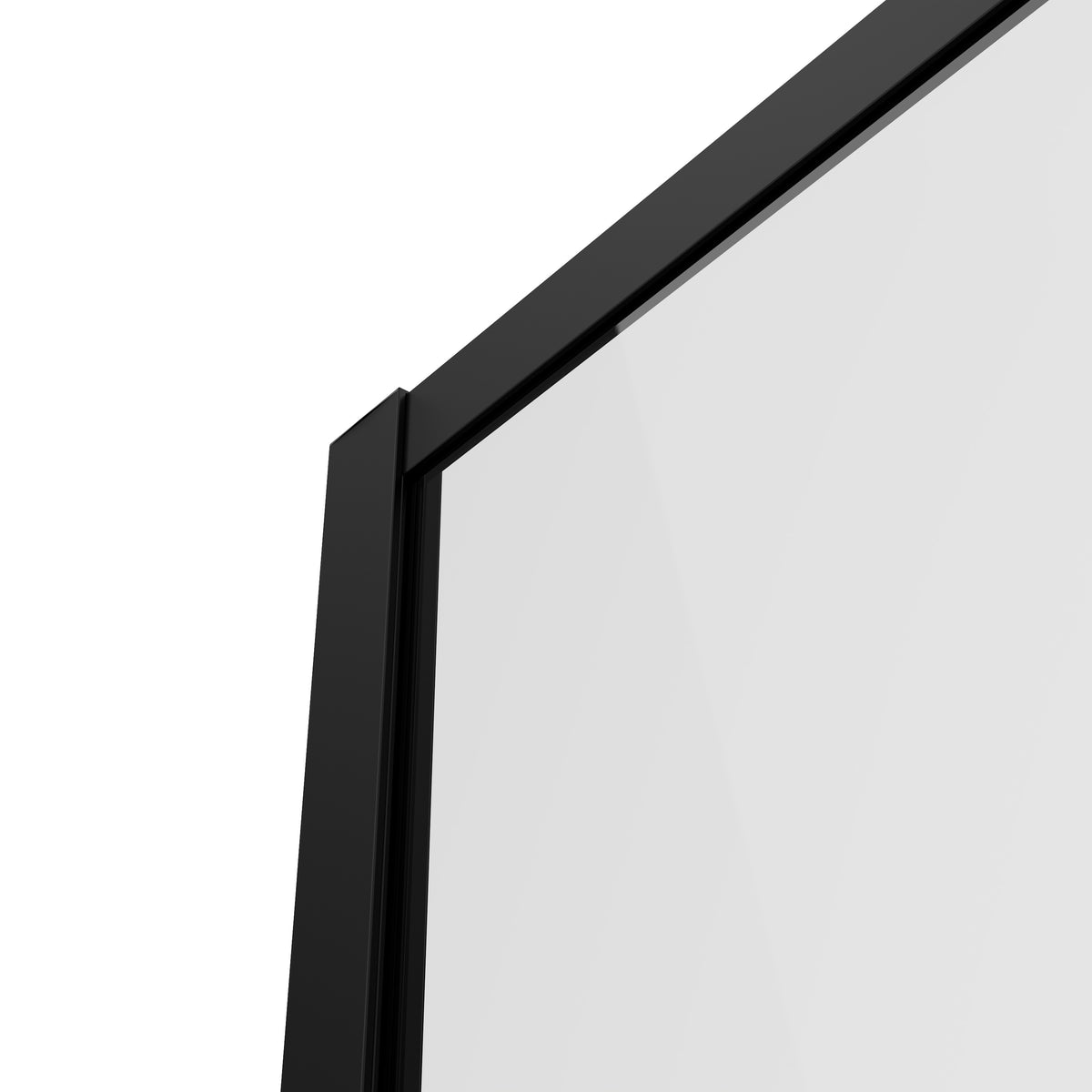 Neptune Louvart 34 x 79 3/4 in 8mm Framed Shower Screen - image 11