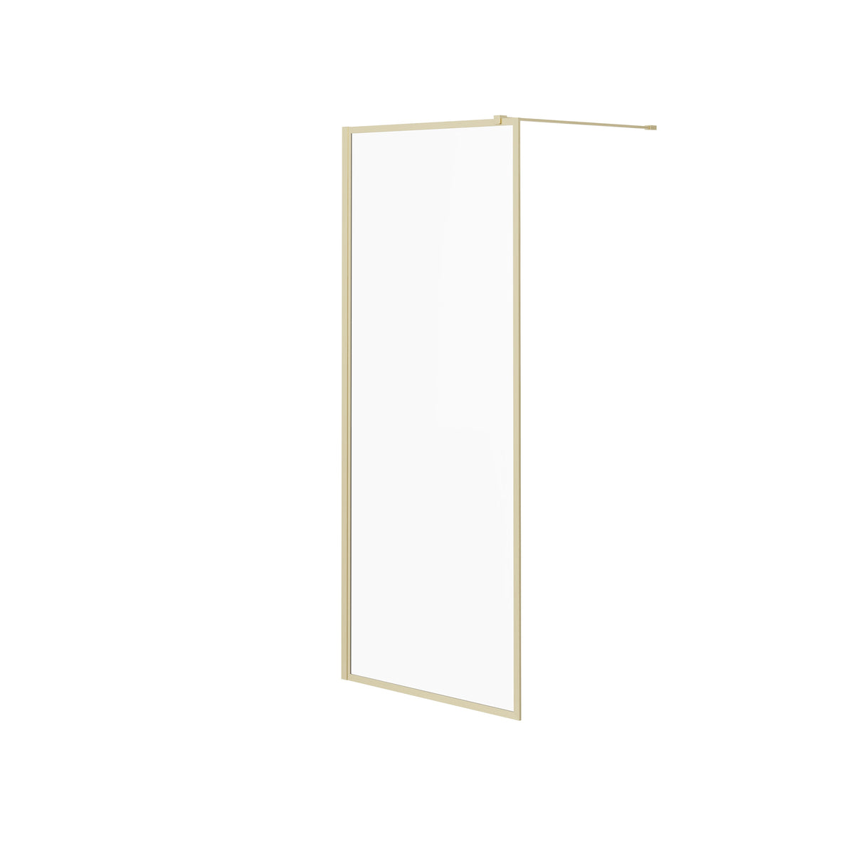 Neptune Louvart 34 x 79 3/4 in 8mm Framed Shower Screen - image 14