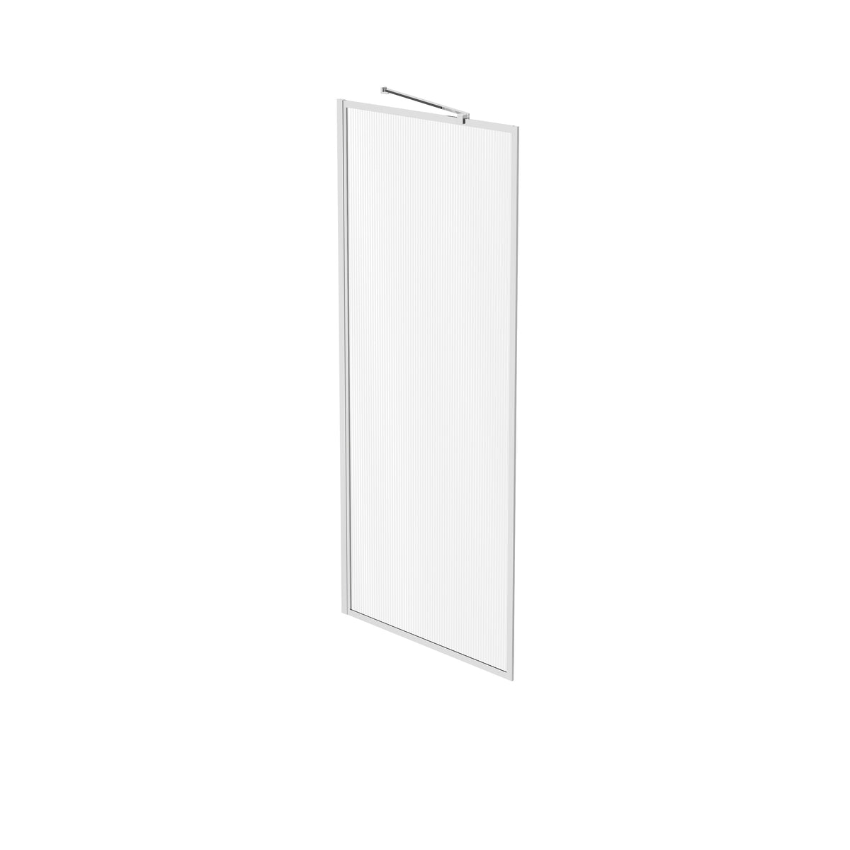 Neptune Louvart 34 x 79 3/4 in 8mm Framed Shower Screen - image 20