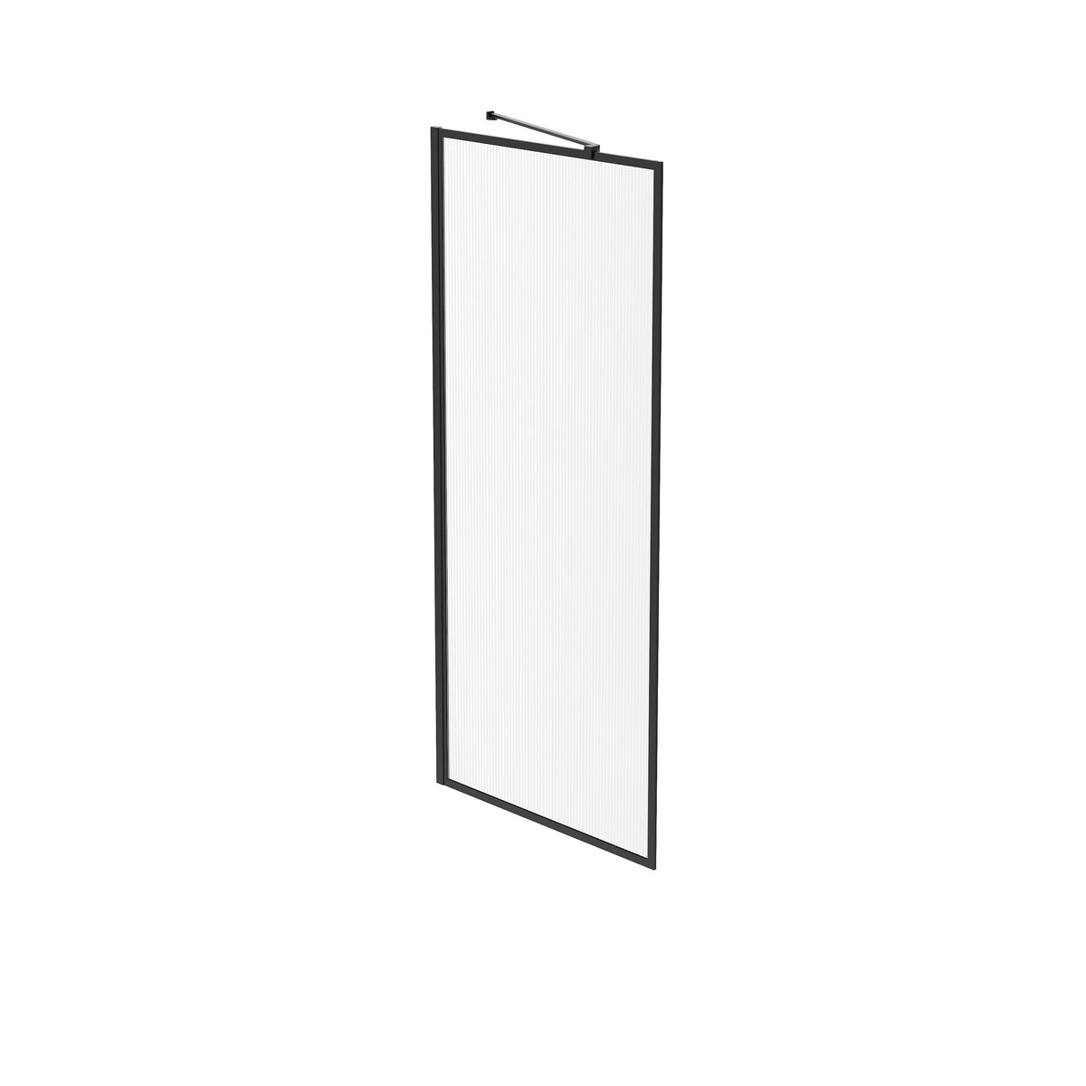 Neptune Louvart 34 x 79 3/4 in 8mm Framed Shower Screen - image 28
