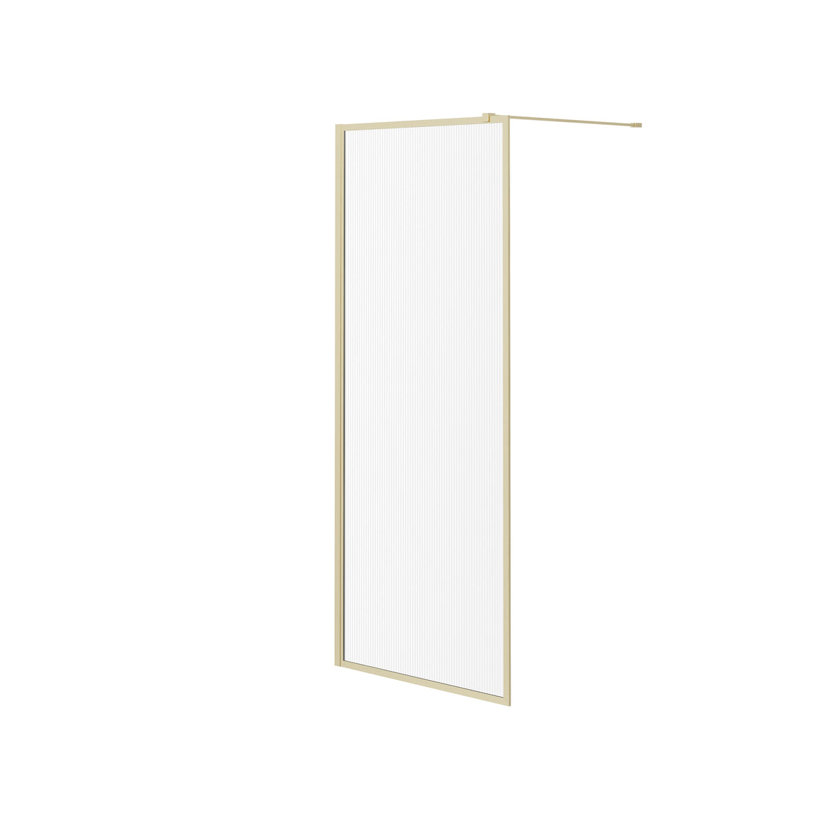Neptune Louvart 34 x 79 3/4 in 8mm Framed Shower Screen - image 30