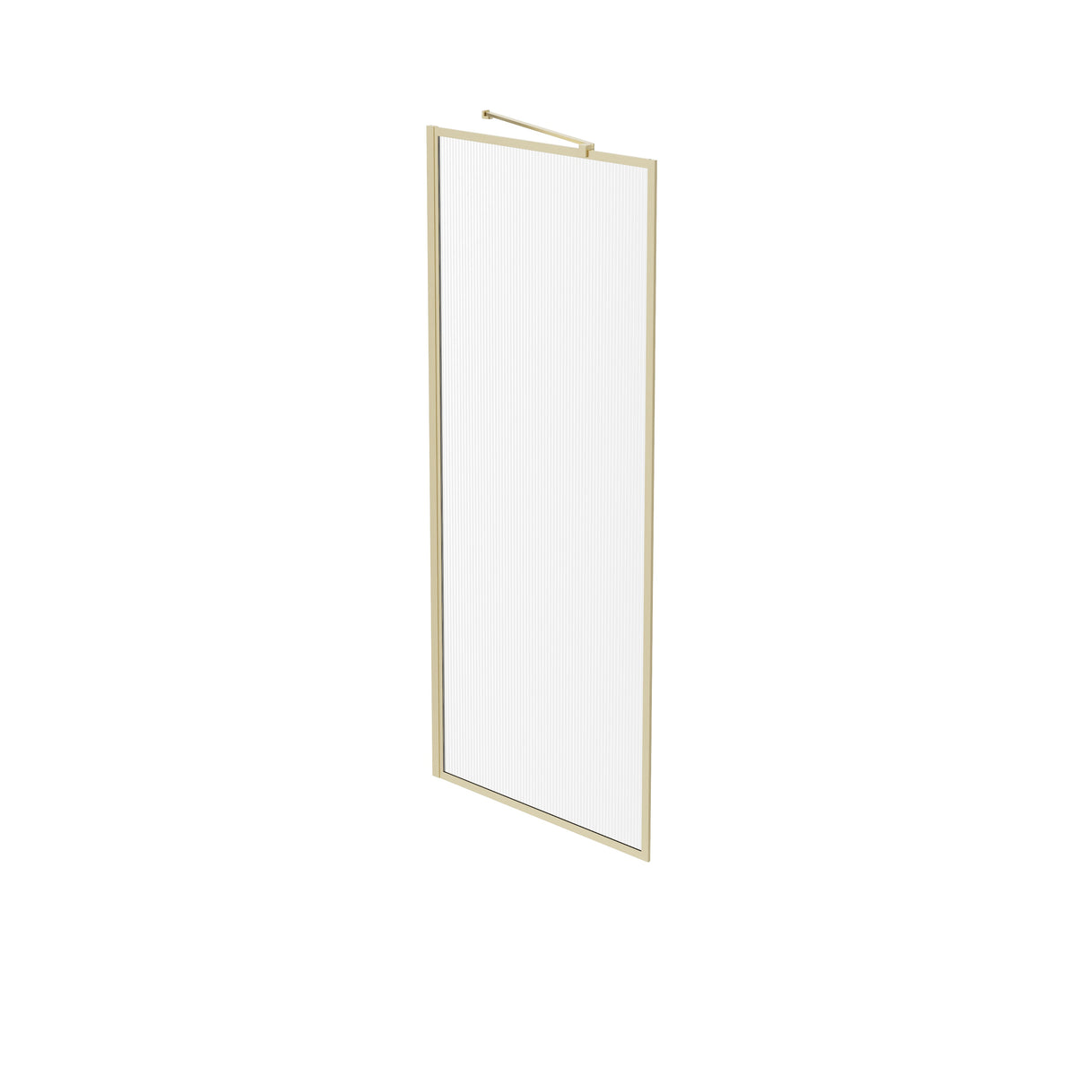 Neptune Louvart 34 x 79 3/4 in 8mm Framed Shower Screen - image 32