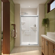 Neptune Misca 40-44 x 71 in 6mm Bypass Shower Door for Alcove Installation