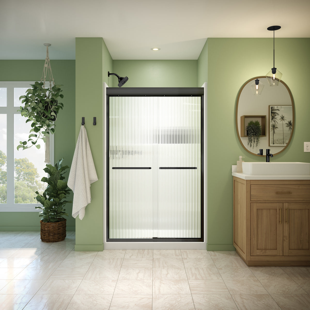 Neptune Misca 43-47 x 71 in 6mm Bypass Shower Door for Alcove Installation - image 21