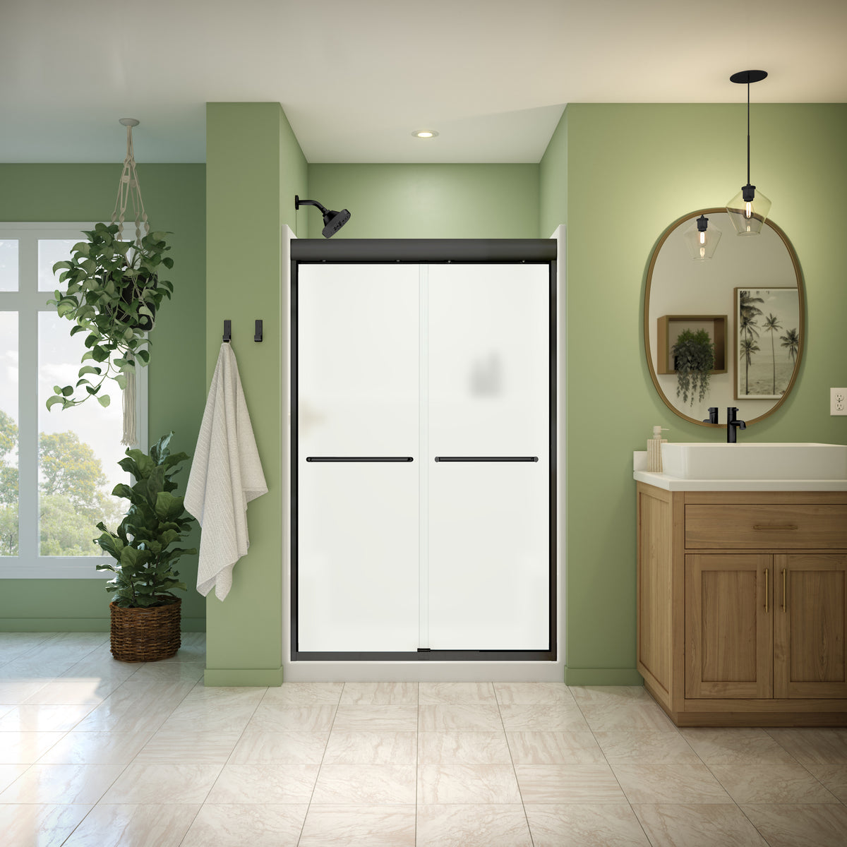 Neptune Misca 43-47 x 71 in 6mm Bypass Shower Door for Alcove Installation - image 33