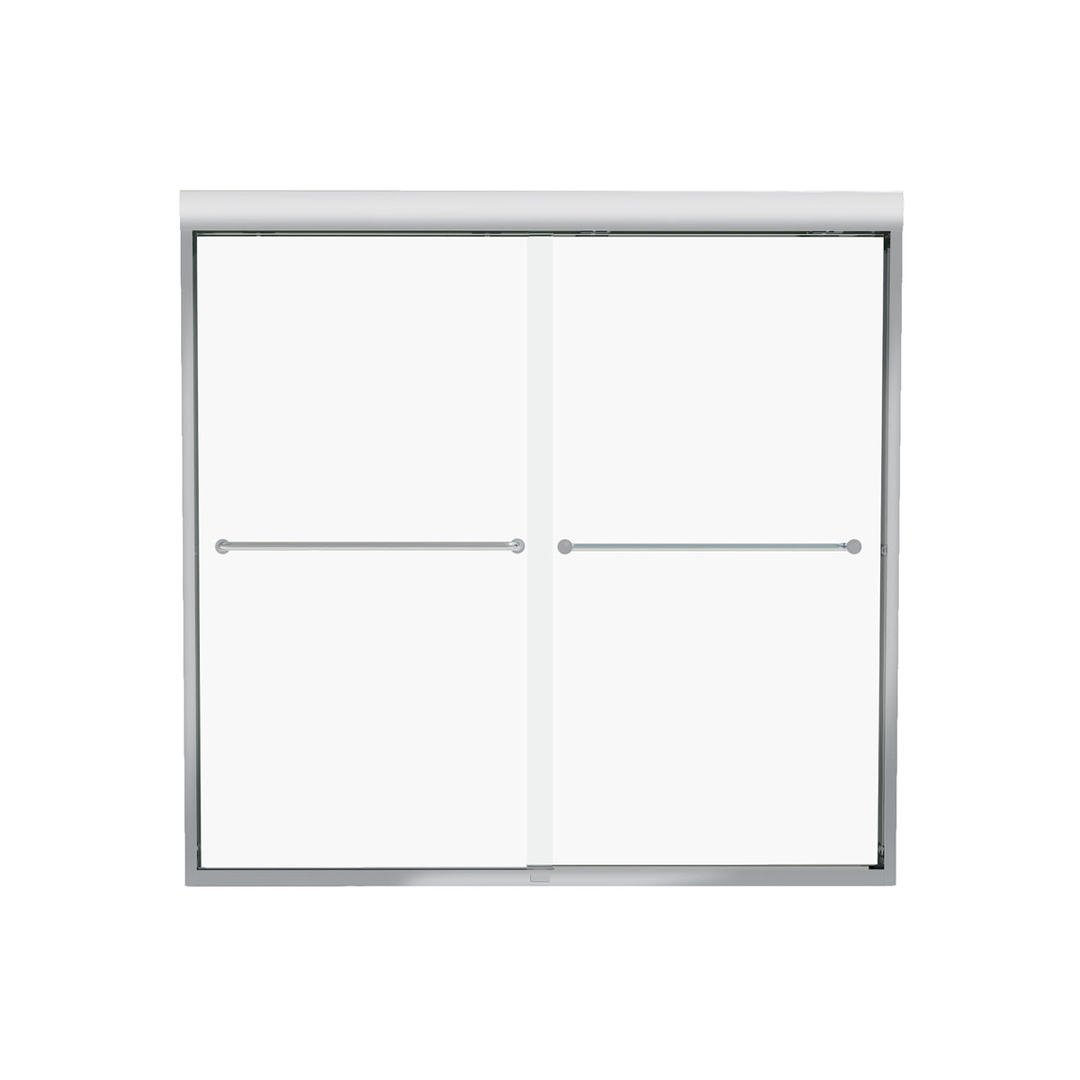 Neptune Misca 55-59 x 57 in 6mm Bypass Tub Door for Alcove Installation - image 2