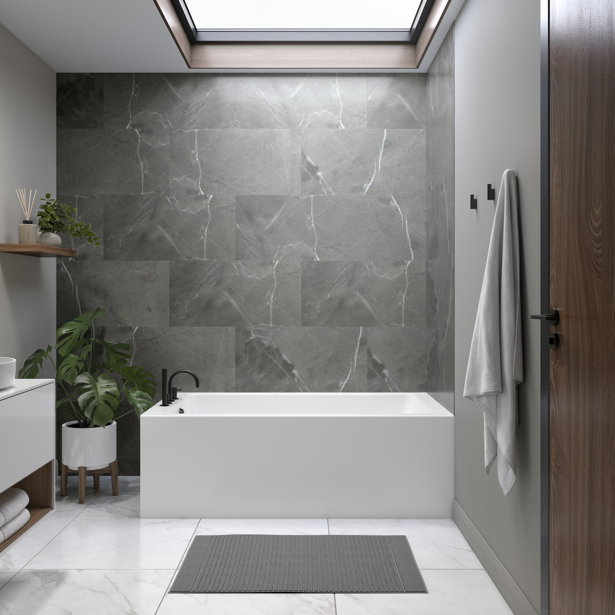 Neptune Pia 3060 IFS AFR Acrylic Bathtub in White - image 5