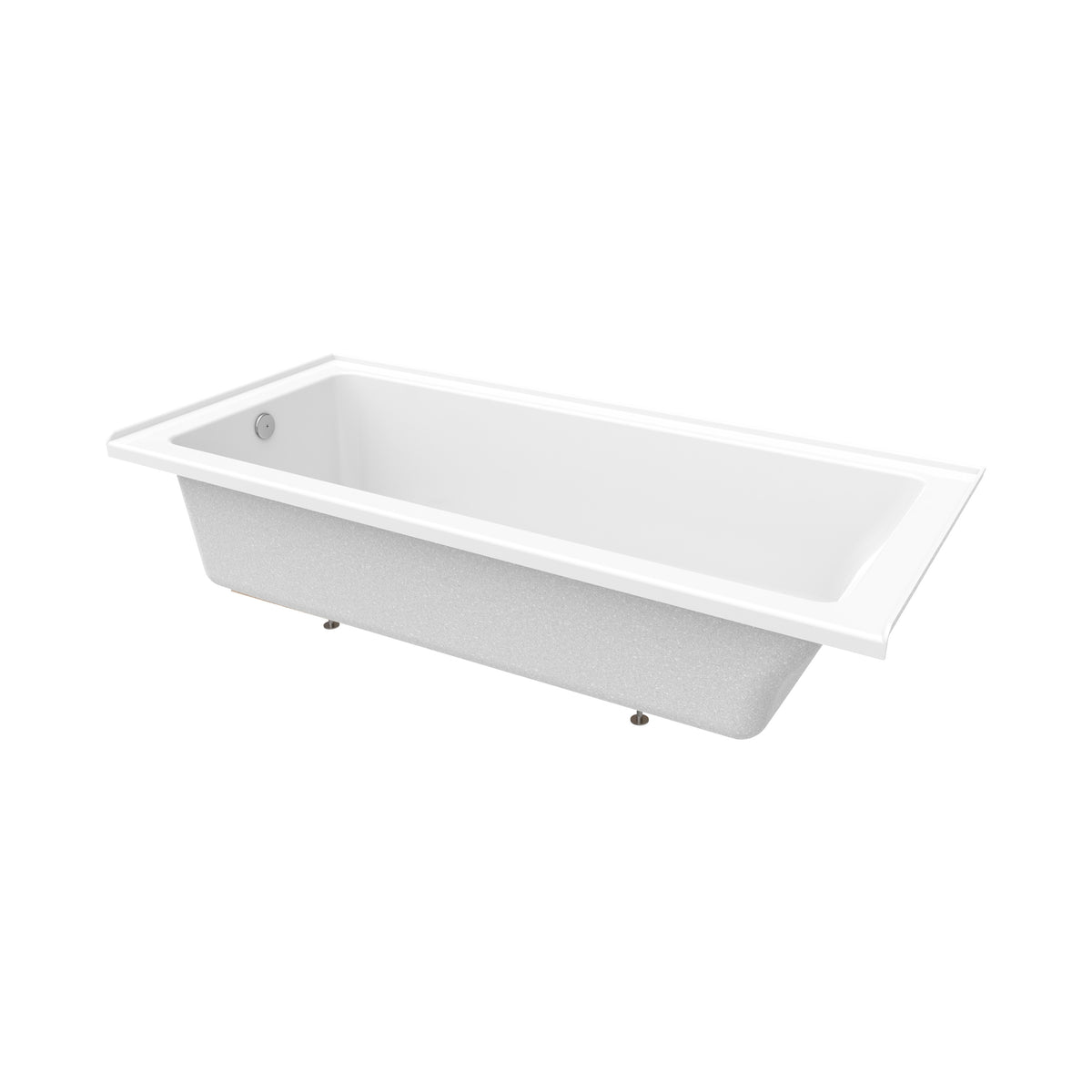 Neptune Pia 3272 IF AFR Acrylic Alcove Bathtub in White - image 3