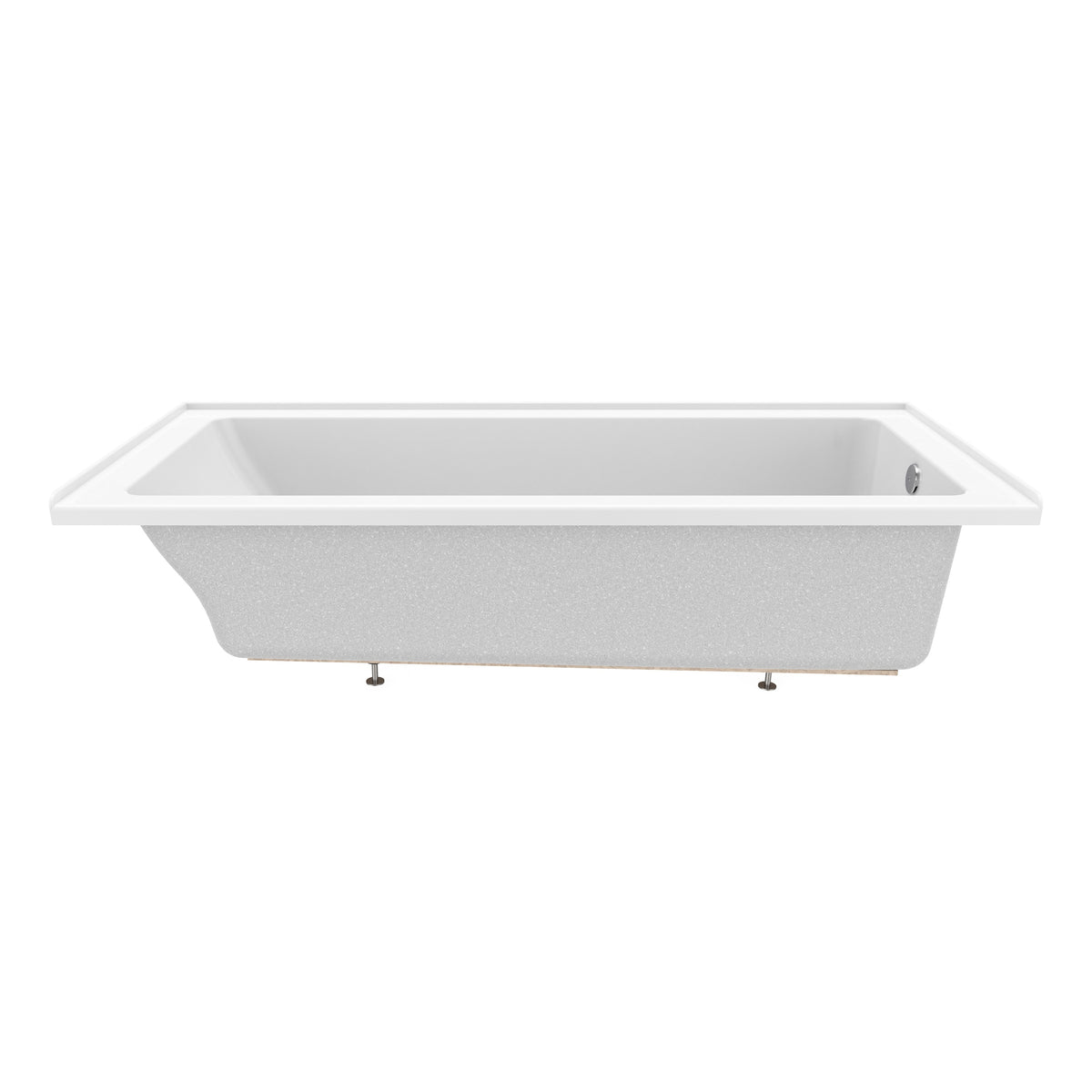 Neptune Pia 3272 IF AFR Acrylic Alcove Bathtub in White - image 5