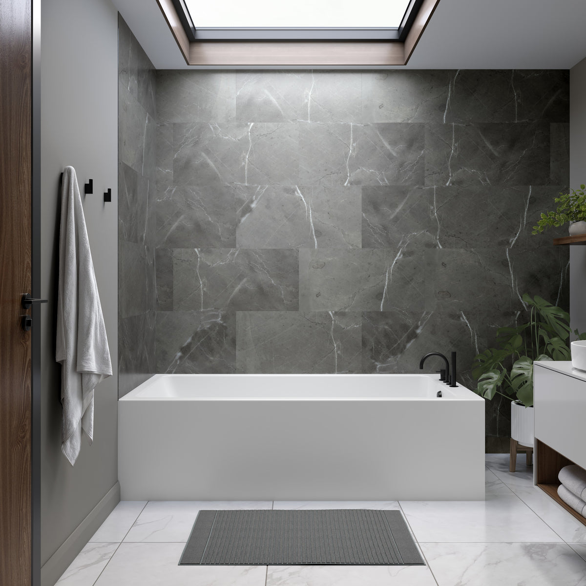Neptune Pia 3272 IFS AFR Acrylic Bathtub in White - image 5