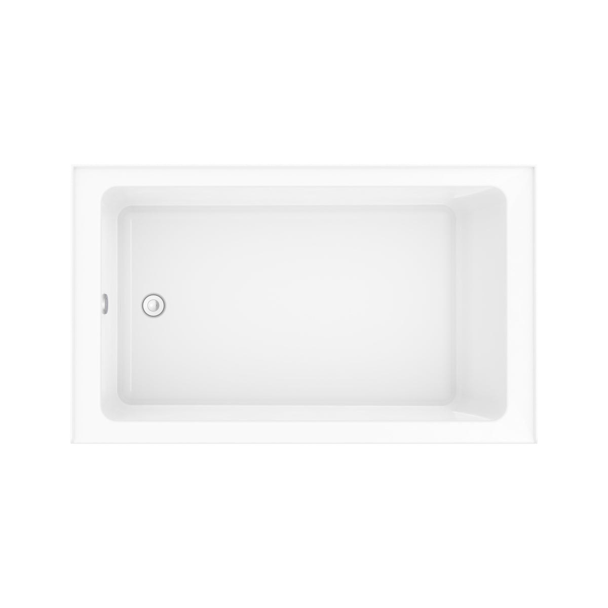 Neptune Pia 3660 IF AFR Acrylic Alcove Bathtub in White - image 4