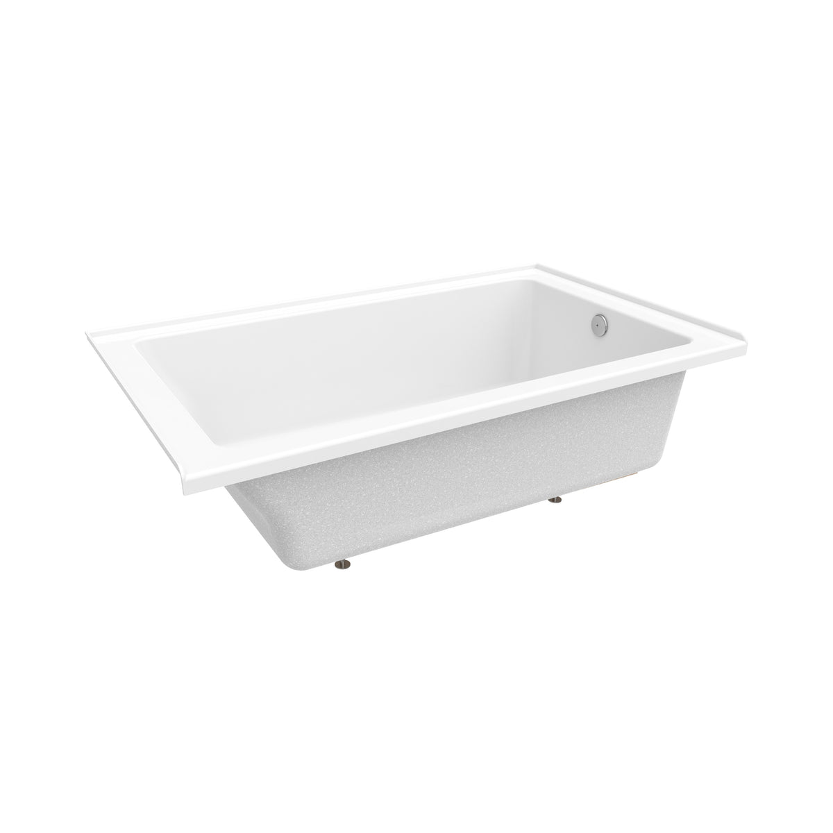 Neptune Pia 3660 IF AFR Acrylic Alcove Bathtub in White - image 6