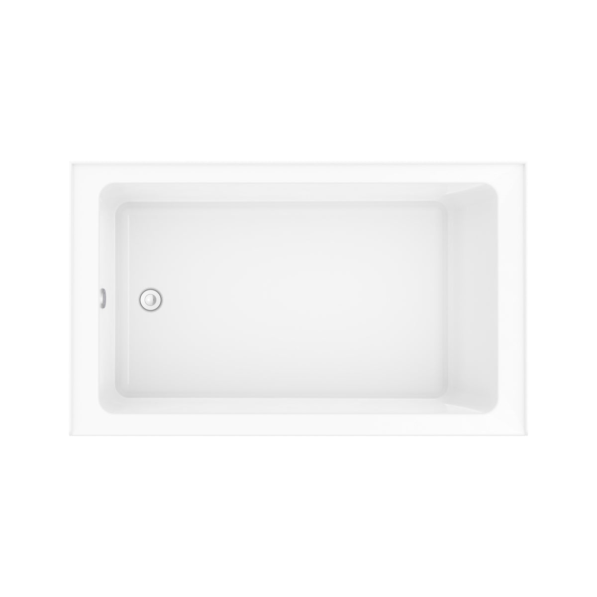 Neptune Pia 3660 IFS AFR Acrylic Alcove Bathtub in White - image 4