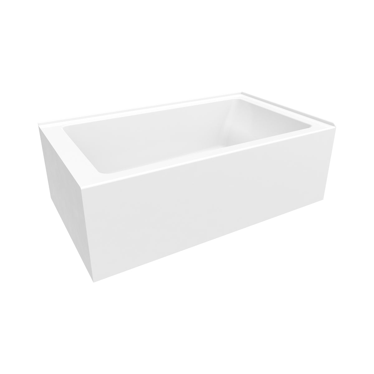 Neptune Pia 3660 IFS AFR Acrylic Bathtub in White - image 10