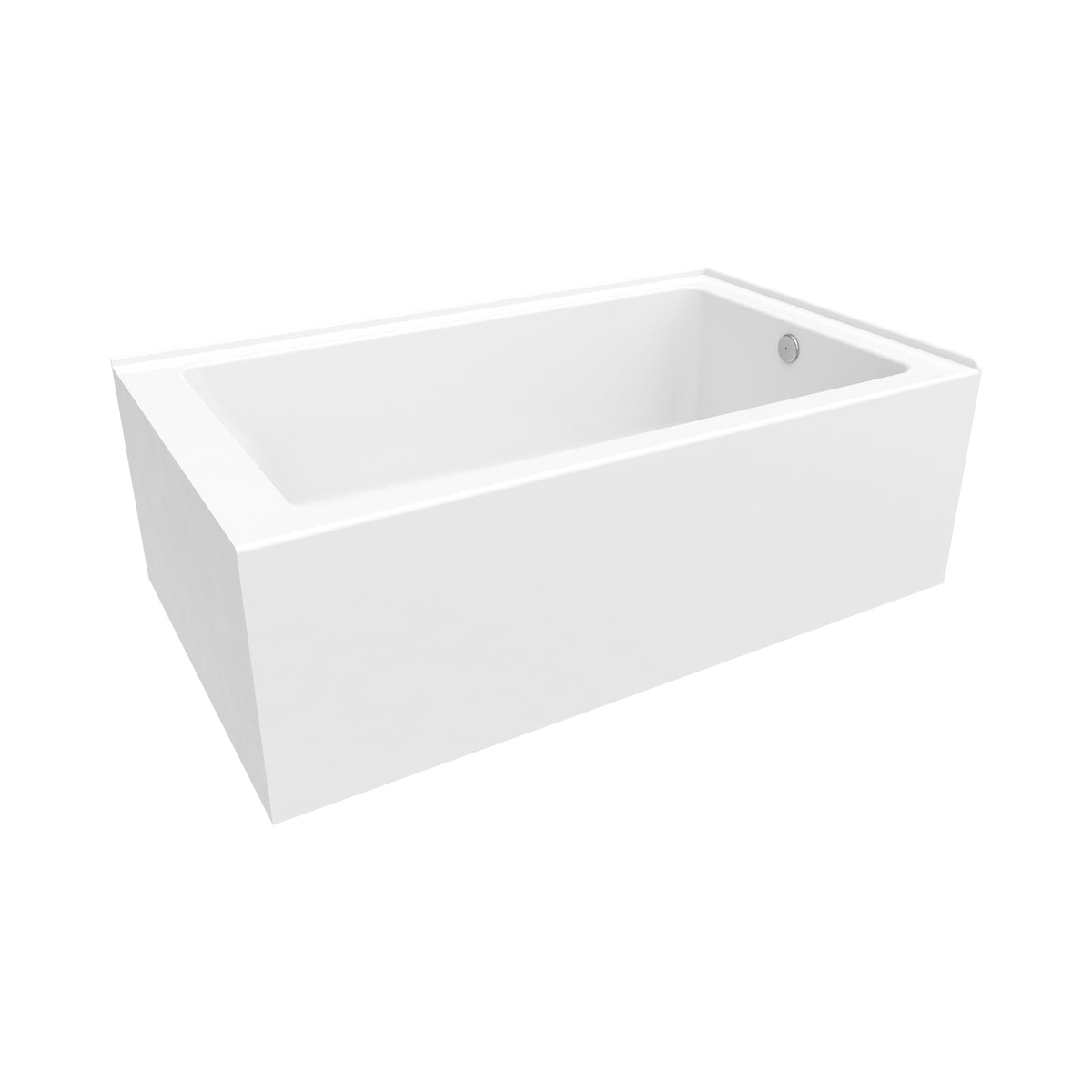 Neptune Pia 3660 IFS AFR Acrylic Bathtub in White - image 13