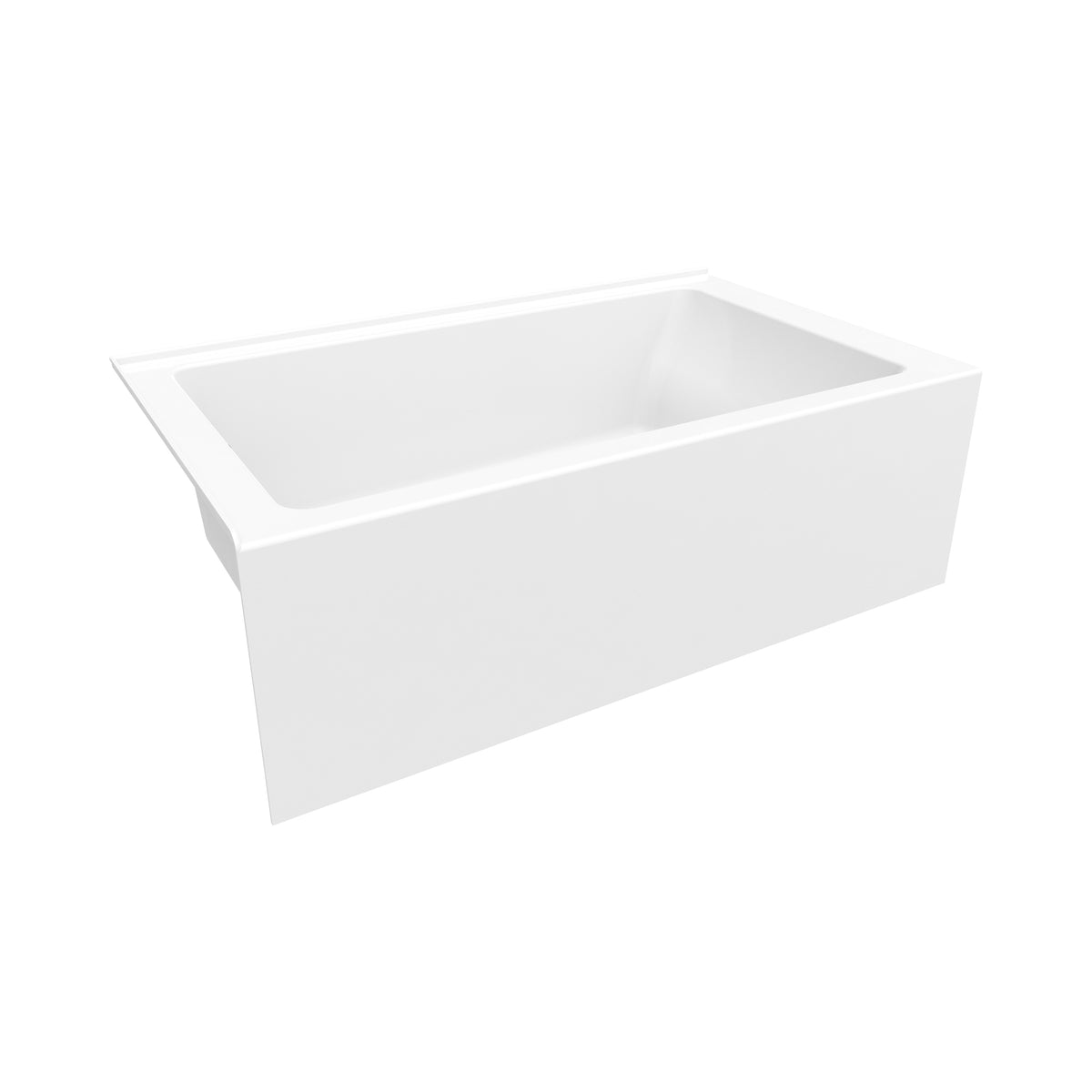 Neptune Pia 3660 IFS AFR Acrylic Bathtub in White - image 3