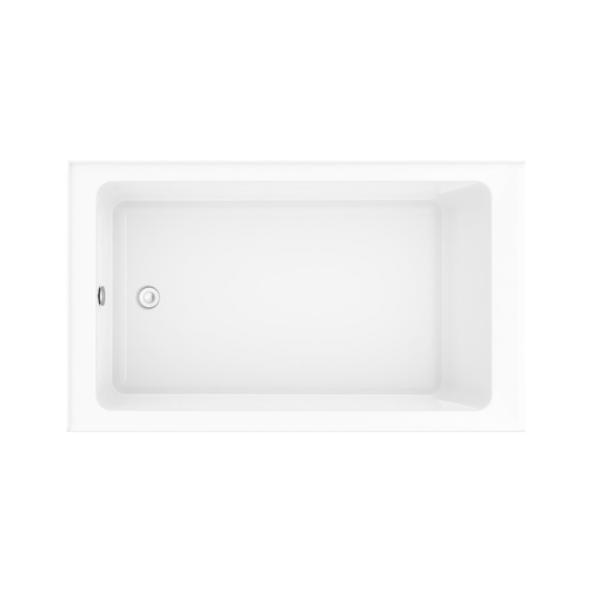 Neptune Pia 3660 IFS AFR Acrylic Bathtub in White - image 4
