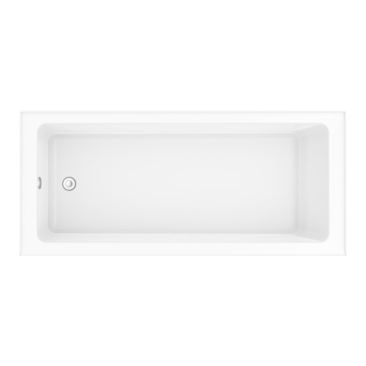 Neptune Pia 3672 IF AFR Acrylic Alcove Bathtub in White - image 4