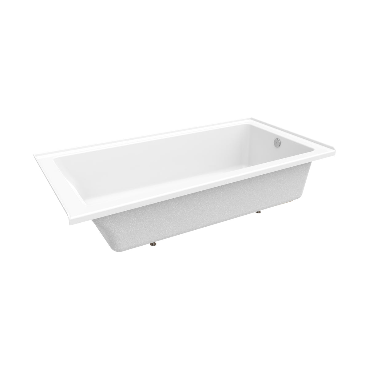Neptune Pia 3672 IF AFR Acrylic Alcove Bathtub in White - image 6