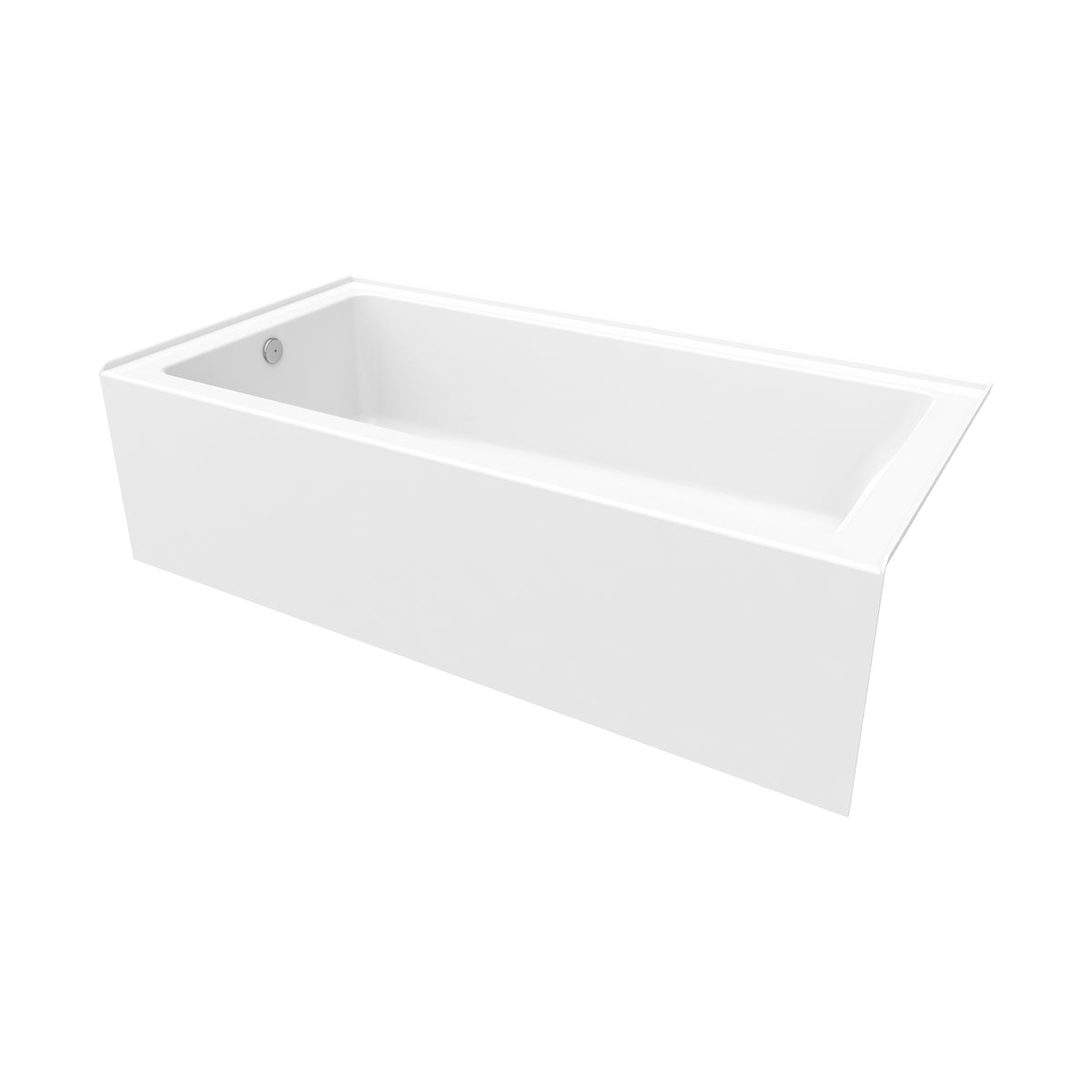 Neptune Pia 3672 IFS AFR Acrylic Alcove Bathtub in White - image 3