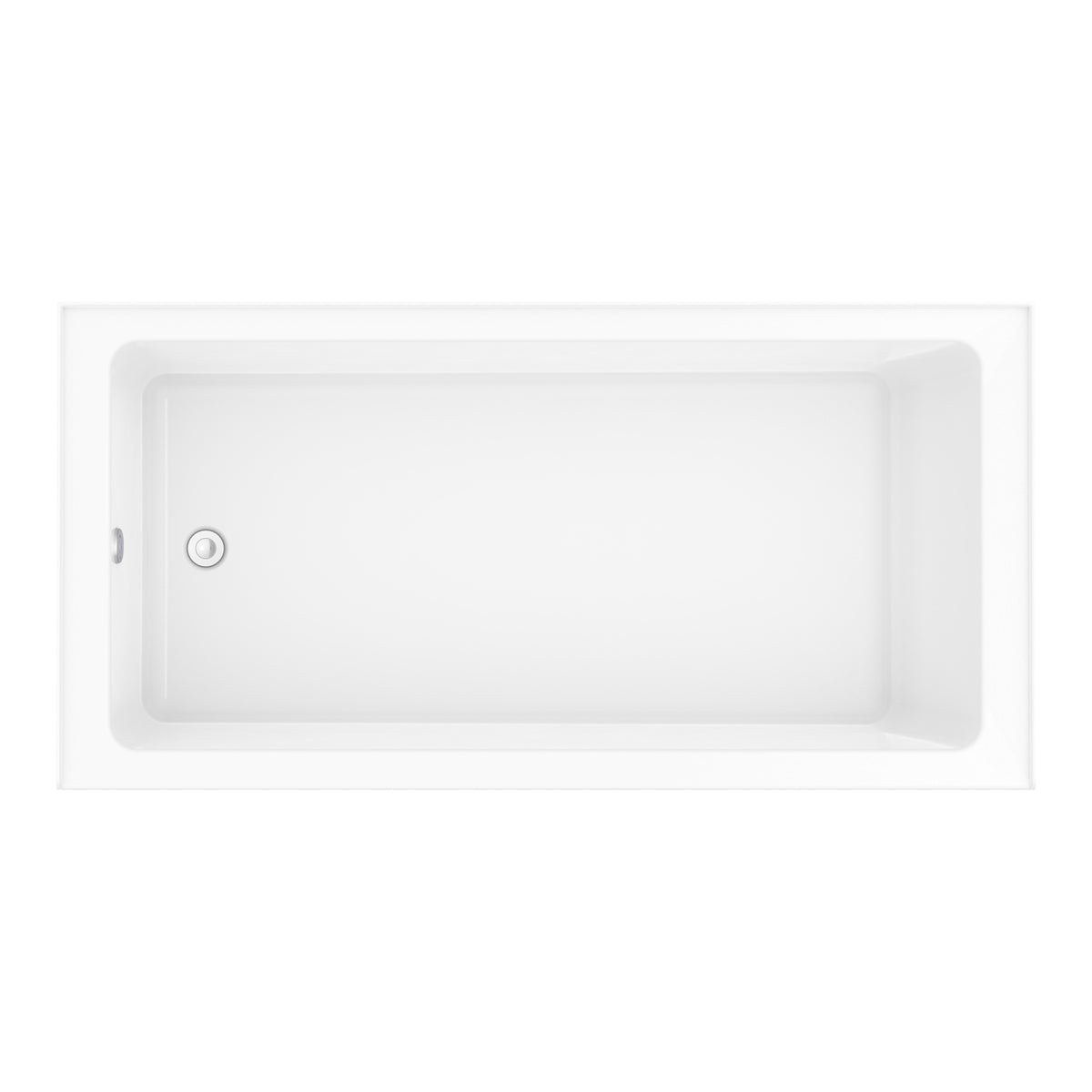 Neptune Pia 3672 IFS AFR Acrylic Alcove Bathtub in White - image 4