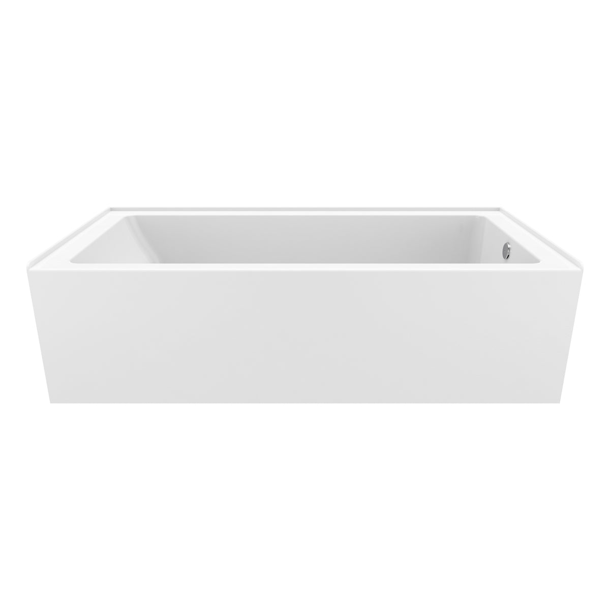 Neptune Pia 3672 IFS AFR Acrylic Alcove Bathtub in White - image 5