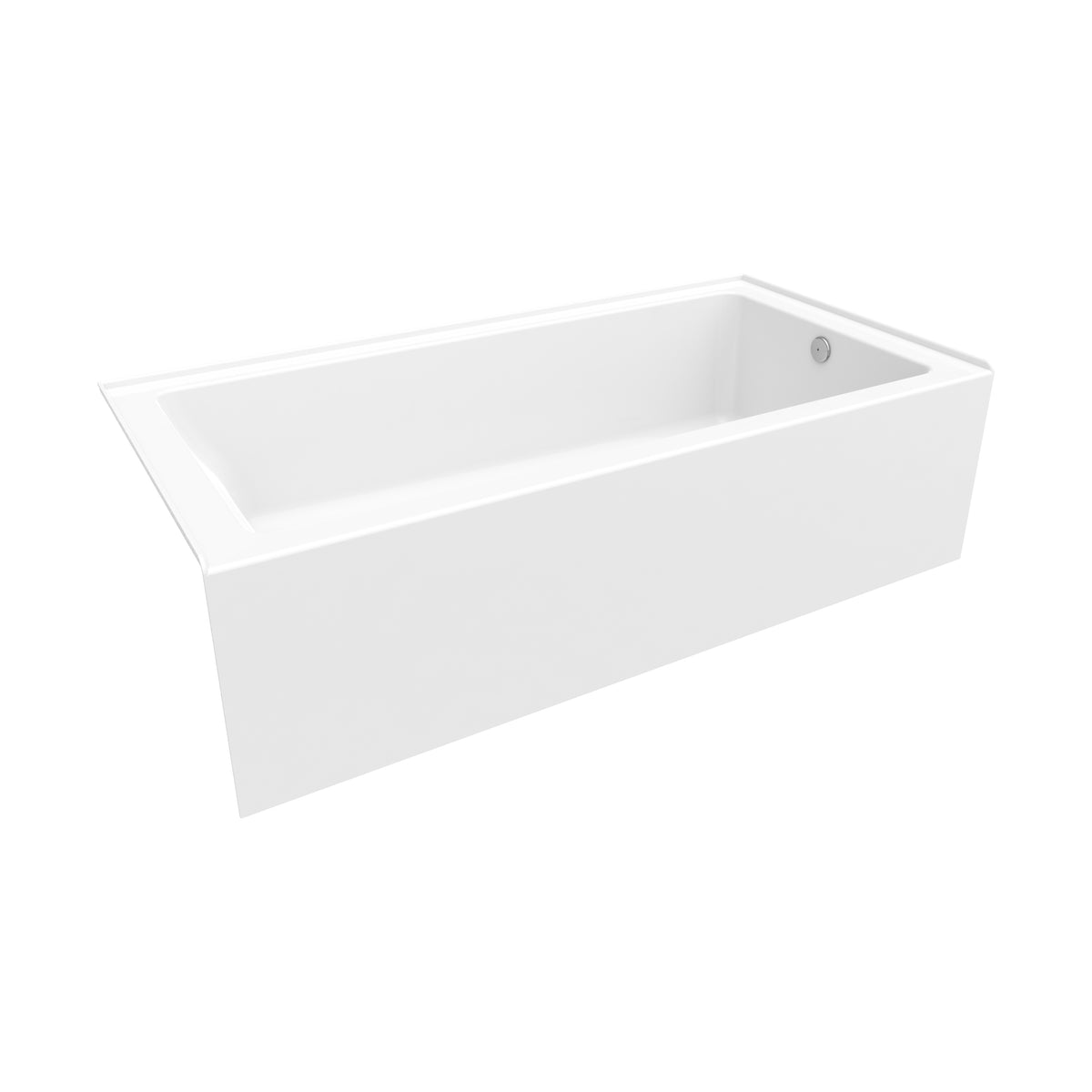 Neptune Pia 3672 IFS AFR Acrylic Alcove Bathtub in White - image 6