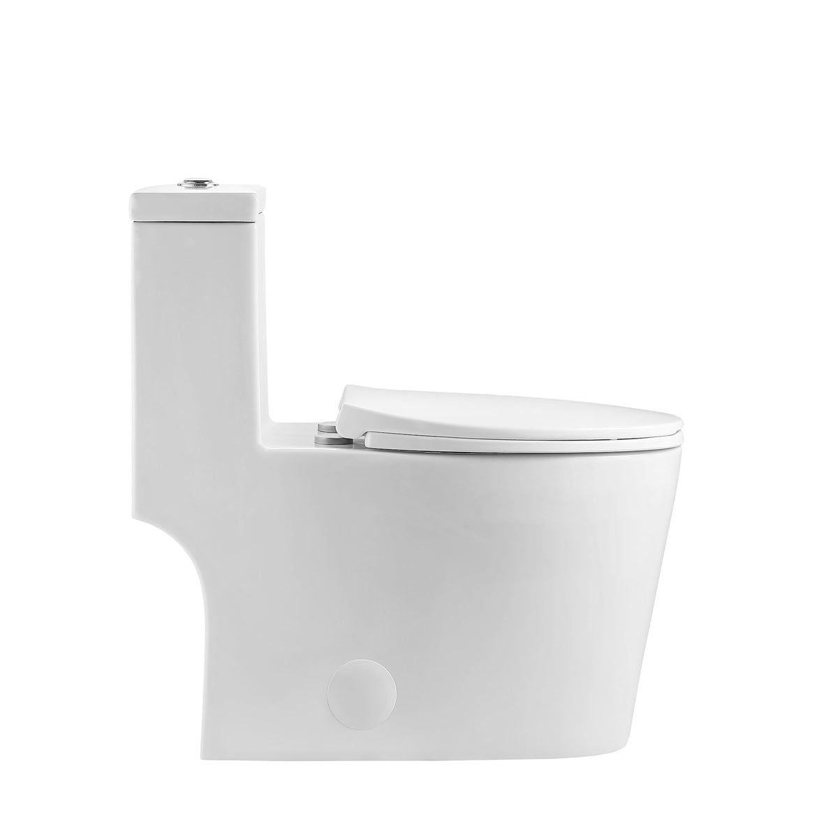 Neptune Prague 4.1/6L Dual Flush Elongated One-Piece Toilet in White - image 4