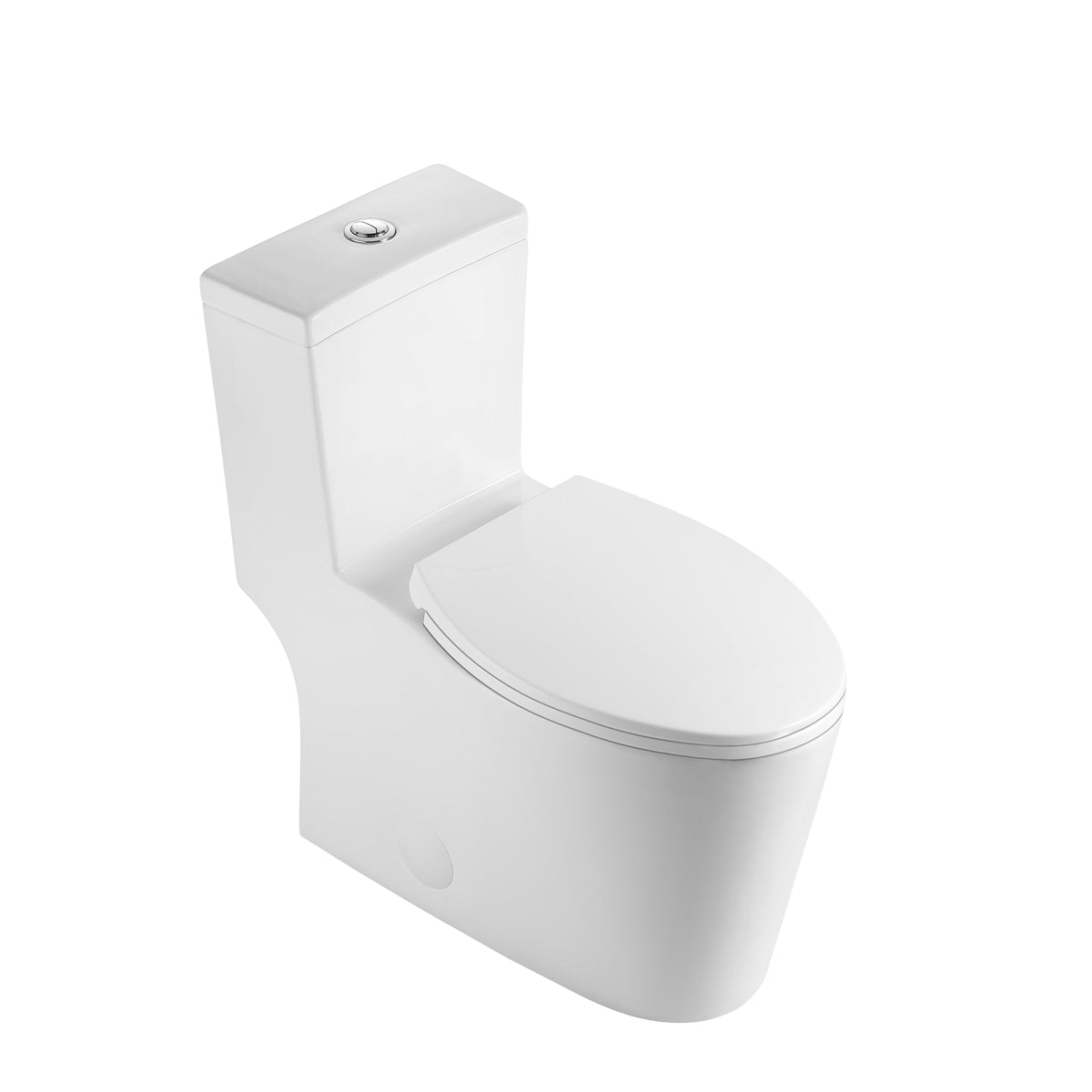Neptune Prague 4.1/6L Dual Flush Elongated One-Piece Toilet in White - image 5