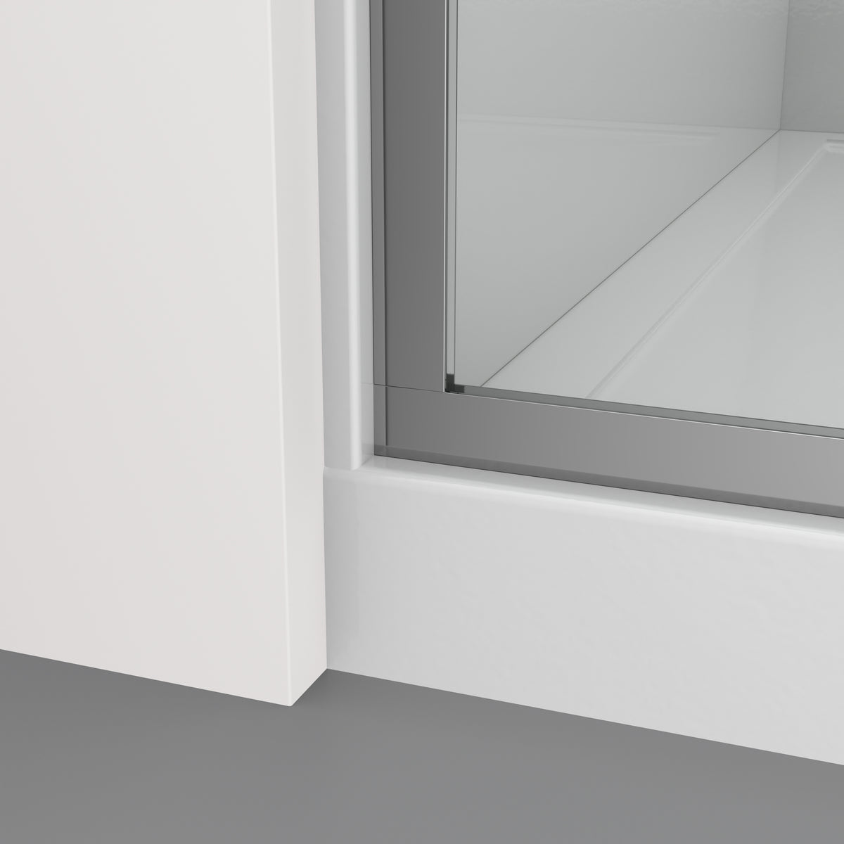 Neptune Reka 34 x 72 in 10mm Shower Screen for Alcove Installation - image 4