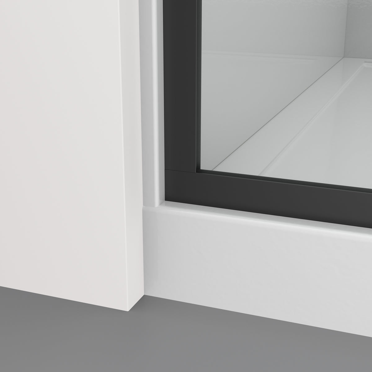 Neptune Reka 34 x 72 in 10mm Shower Screen for Alcove Installation - image 9