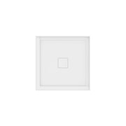 Neptune Rouge 3636 Acrylic Shower Base in White with Center Drain