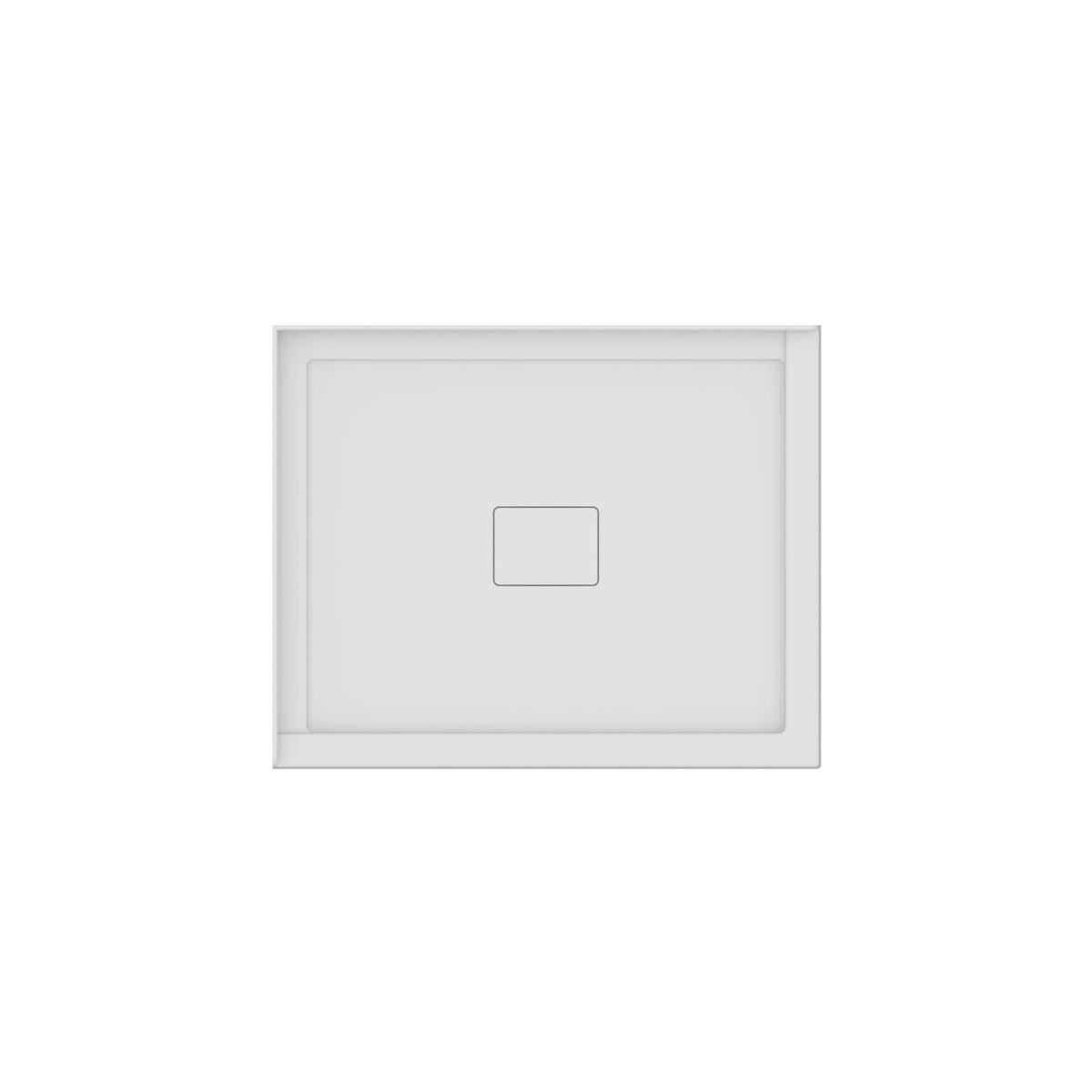 Neptune Rouge 4234 Acrylic Shower Base in White with Center Drain - image 2