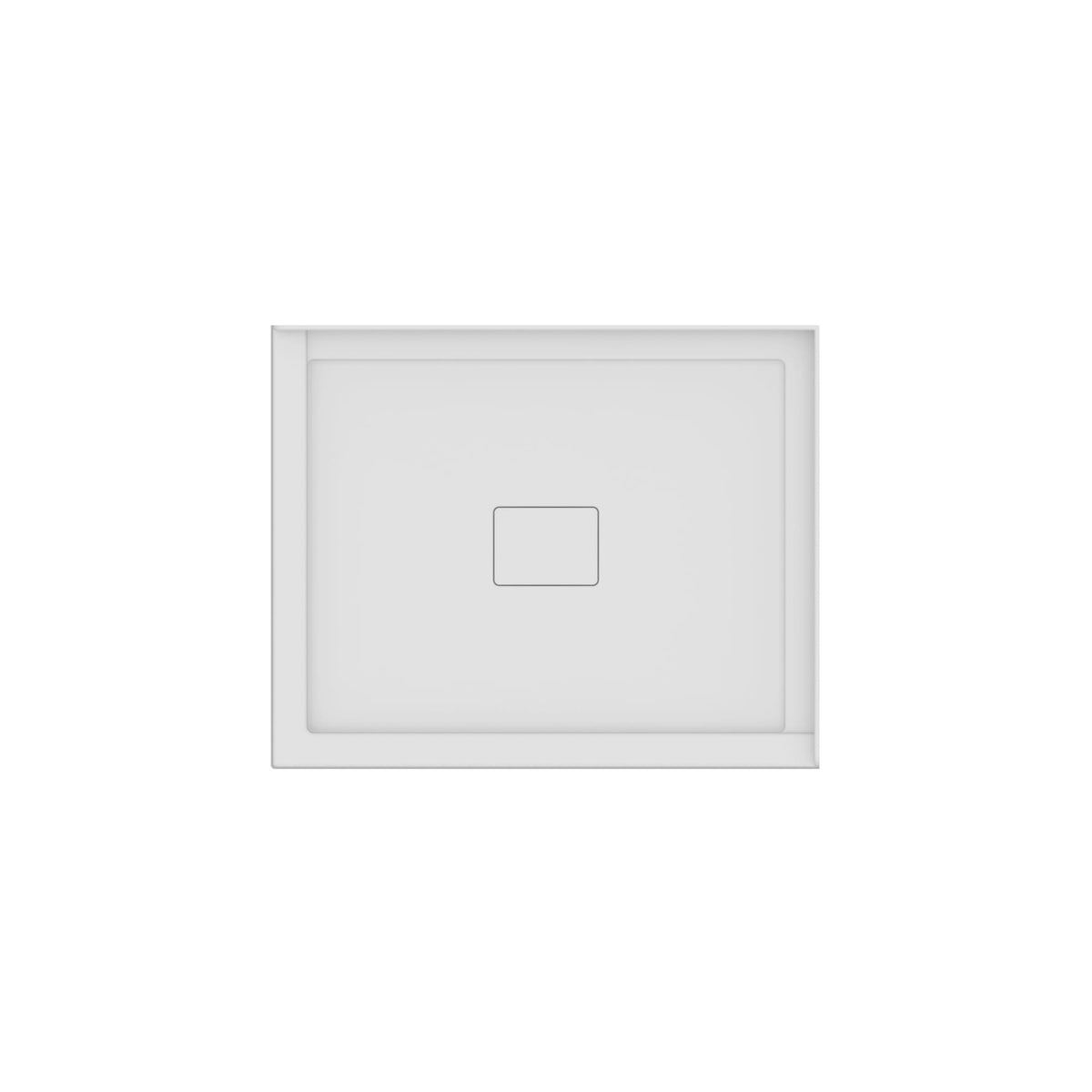 Neptune Rouge 4234 Acrylic Shower Base in White with Center Drain - image 3