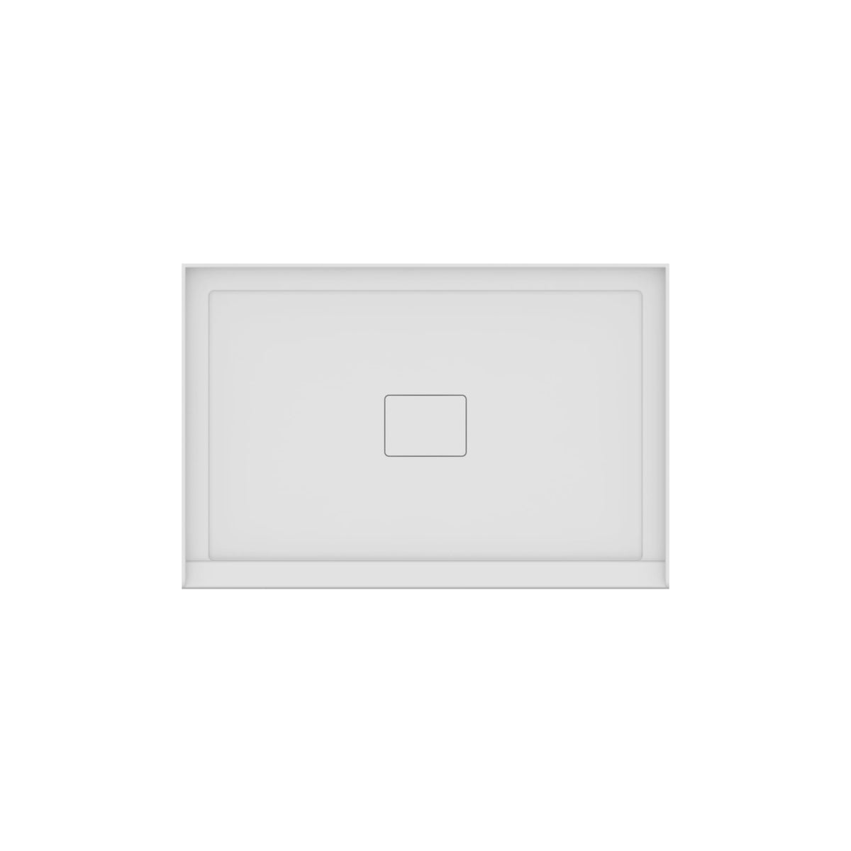 Neptune Rouge 4832 Acrylic Shower Base in White with Center Drain