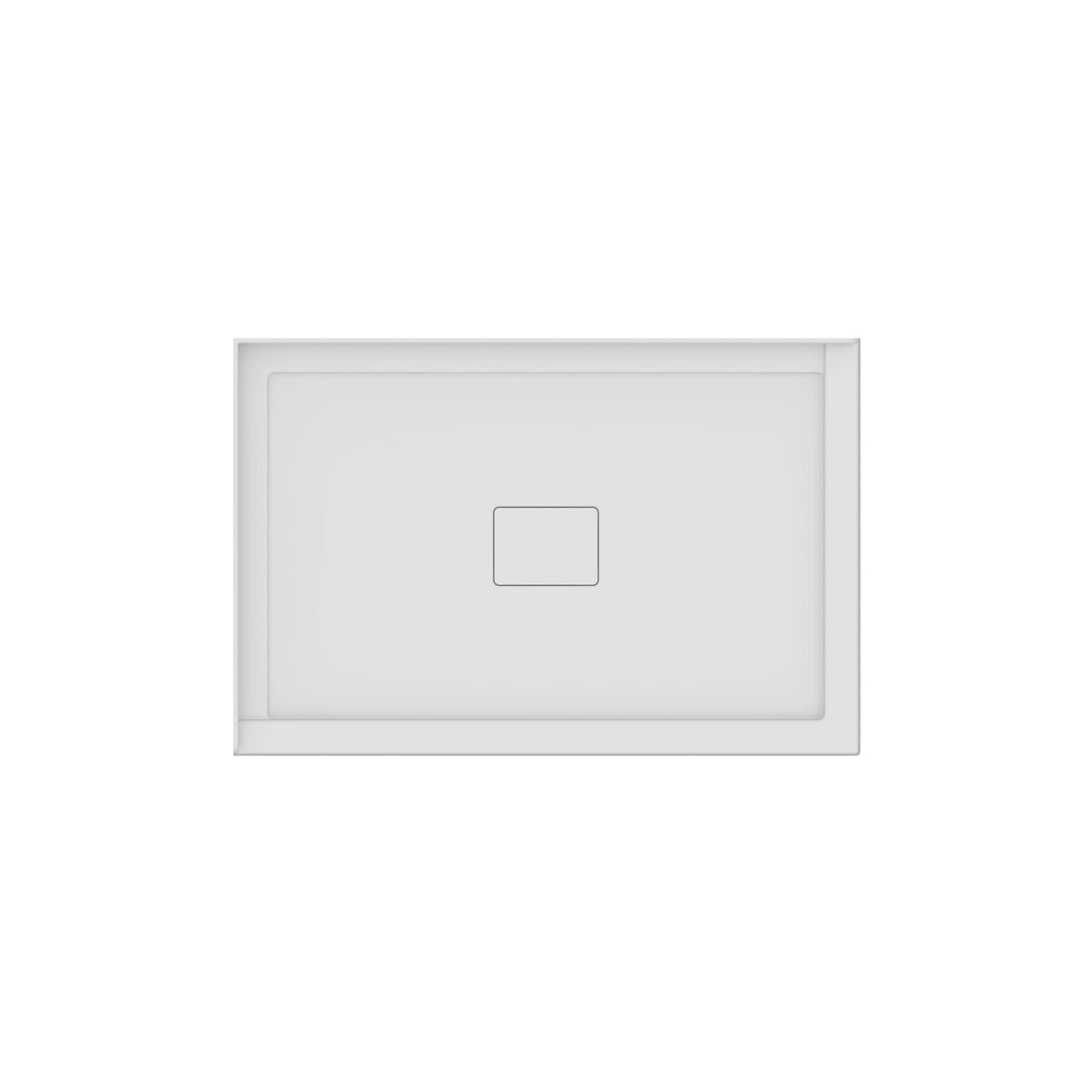 Neptune Rouge 4832 Acrylic Shower Base in White with Center Drain - image 2