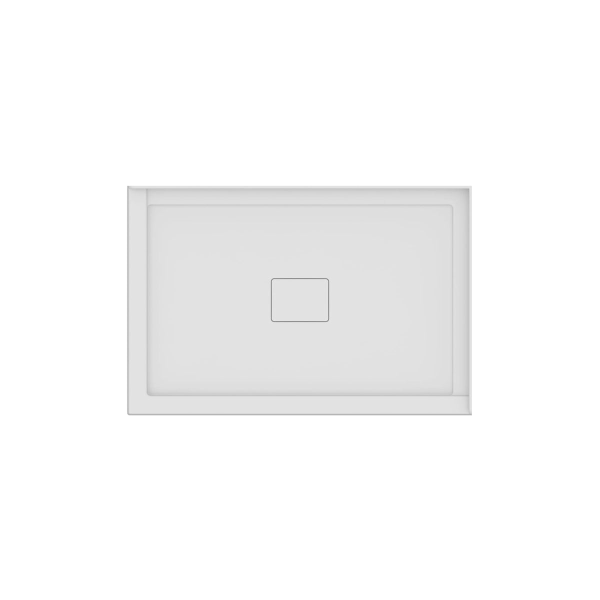 Neptune Rouge 4832 Acrylic Shower Base in White with Center Drain - image 3