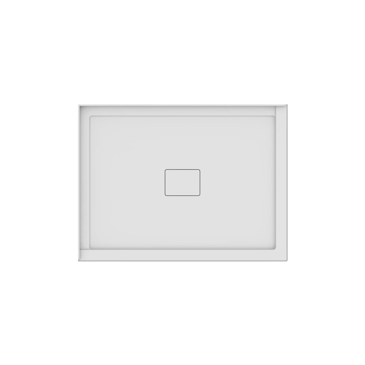 Neptune Rouge 4836 Acrylic Shower Base in White with Center Drain - image 2