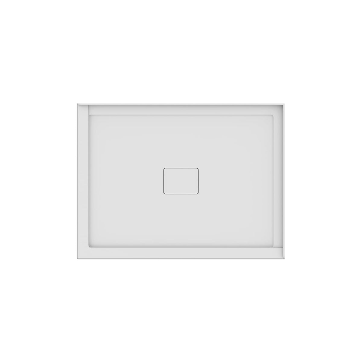 Neptune Rouge 4836 Acrylic Shower Base in White with Center Drain - image 3
