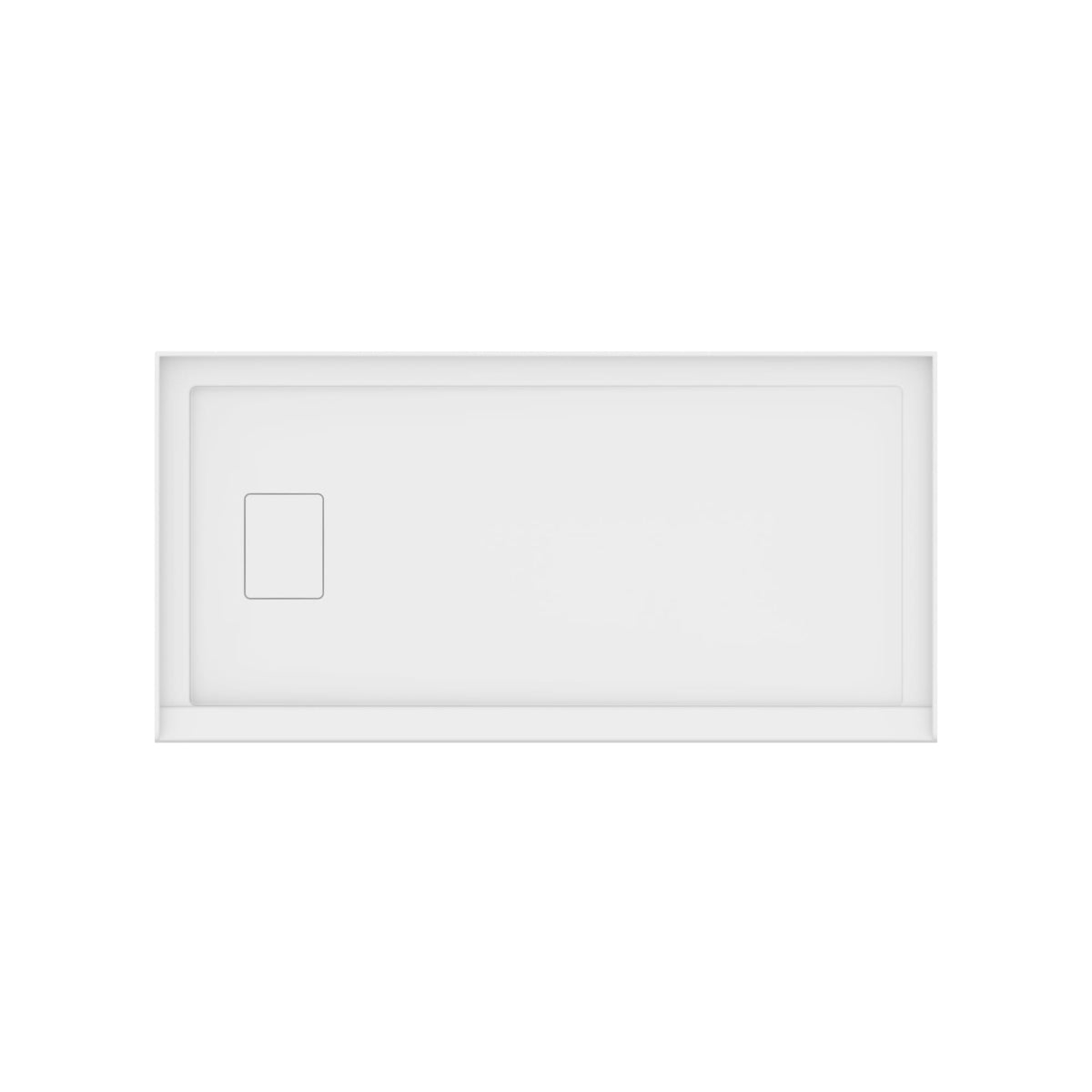Neptune Rouge 6030 Acrylic Alcove Shower Base in White