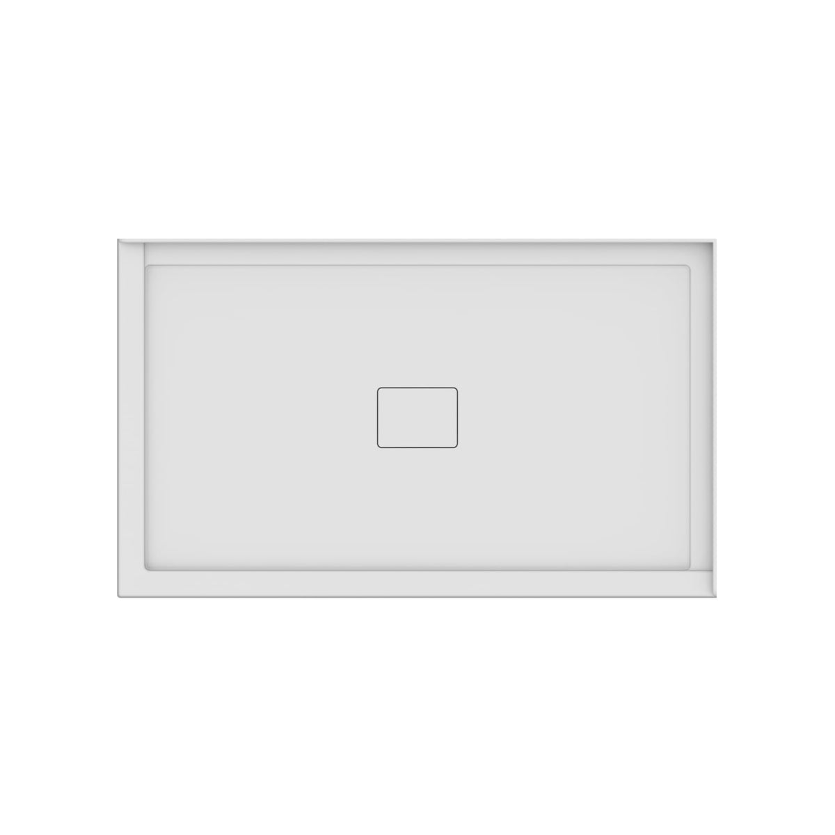 Neptune Rouge 6036 Acrylic Shower Base in White with Center Drain - image 3